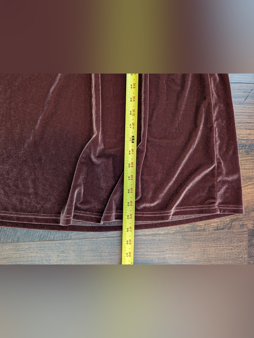 Baltic Born Sadie Velvet Maxi Dress Dusty Plum Size Small - Picture 14 of 14